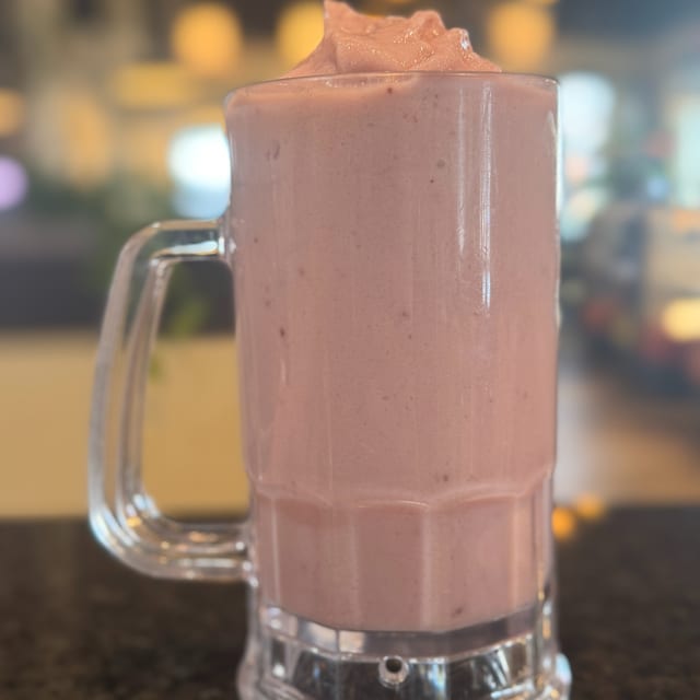 Blackberry Latte Freddo.