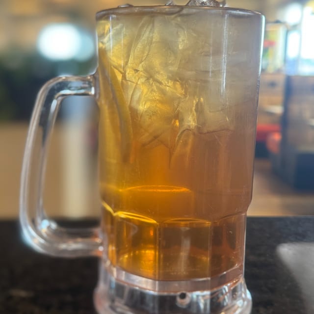 Iced Plum Soda.