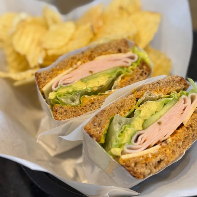 Spicy Turkey Avocado Sandwich.