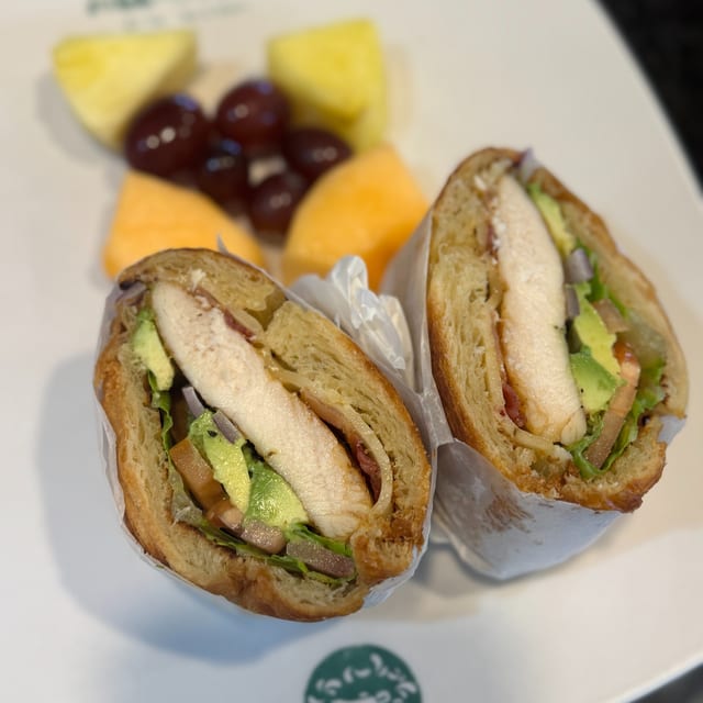 Chicken Avocado Croissant.