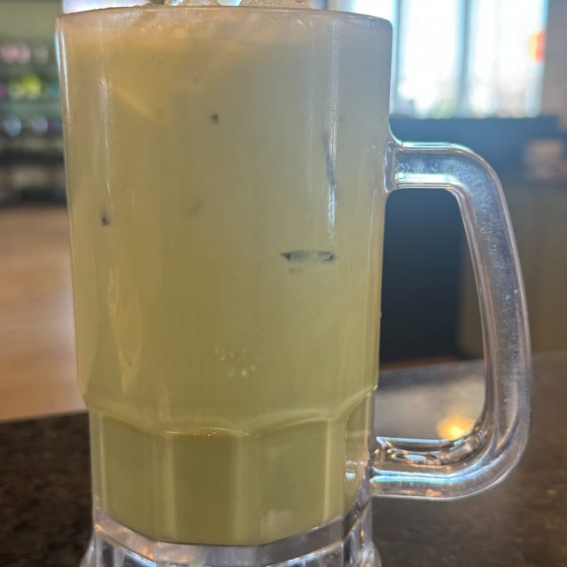Iced Green Latte.