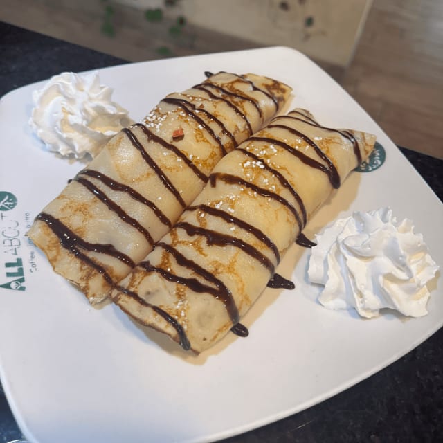 Fresh Fruit Crepes.