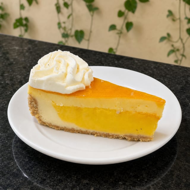 Mango Keylime Cheesecake.