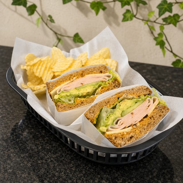 Spicy Turkey Avocado Sandwich.