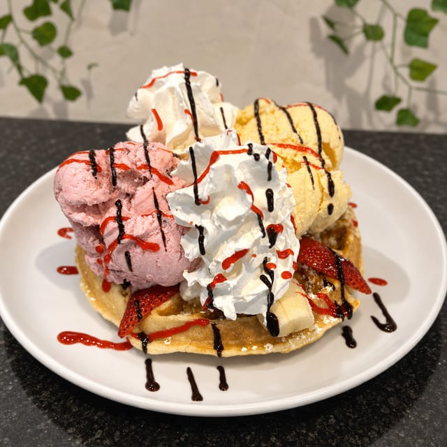 Ice Cream Waffle.