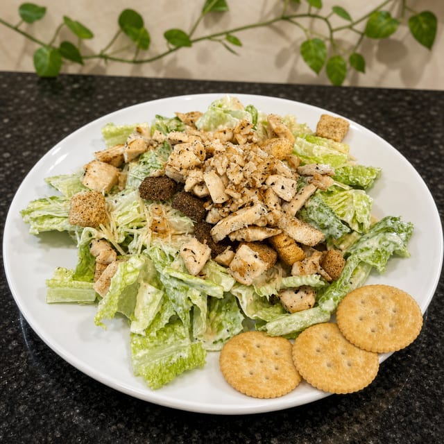 Chicken Caesar Salad.