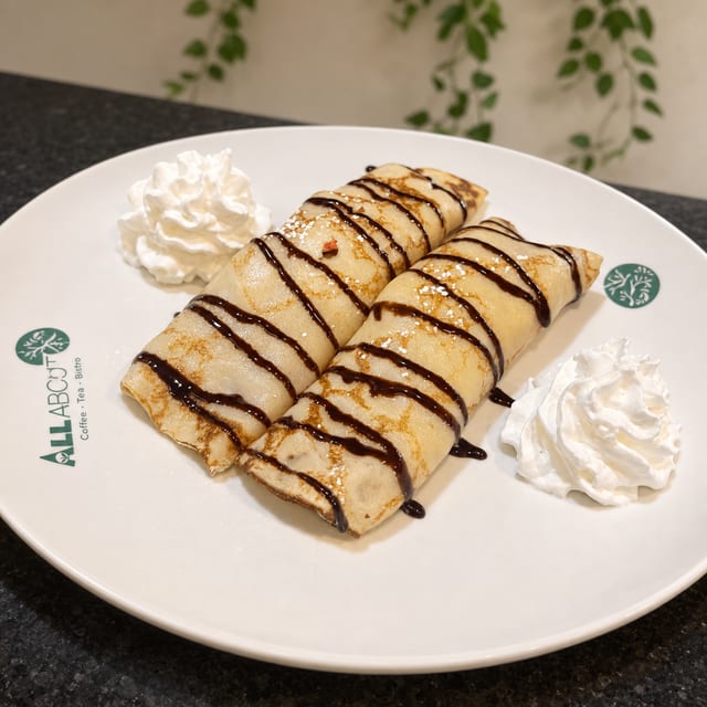 Fresh Fruit Crepes.