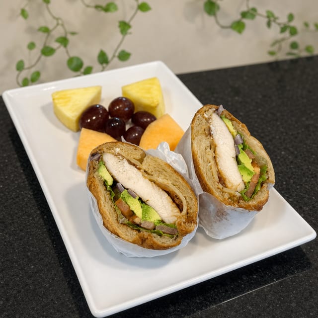 Chicken Avocado Croissant.