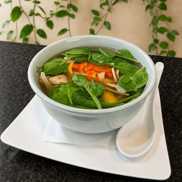 Korean Chicken Dumpling Soup.